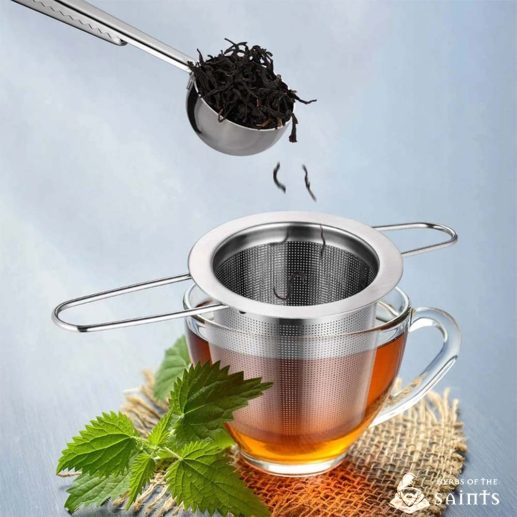 Stainless Steel Herbs Infuser Mesh Strainer Herbs of The Saints